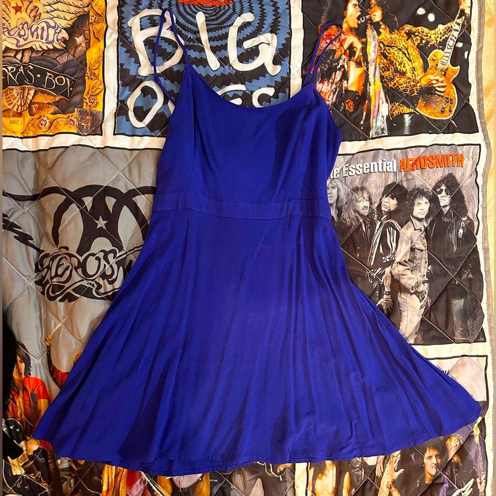 American Eagle royal blue dress.   Size: Small.